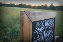 Load image into Gallery viewer, Dark Walnut Stained Wood Frame for Sign