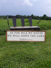 Load image into Gallery viewer, extra large wall decor bible verse wood sign