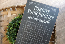 Load image into Gallery viewer, Bathroom Word Search Sign
