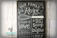 Load image into Gallery viewer, Our Family Recipe