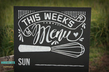 Load image into Gallery viewer, Kitchen Menu Chalkboard, 12x24