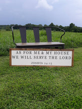 Load image into Gallery viewer, extra large wall decor bible verse wood sign

