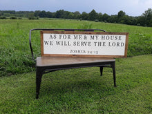 Load image into Gallery viewer, as for me and my house we will serve the lord joshua 24:15
