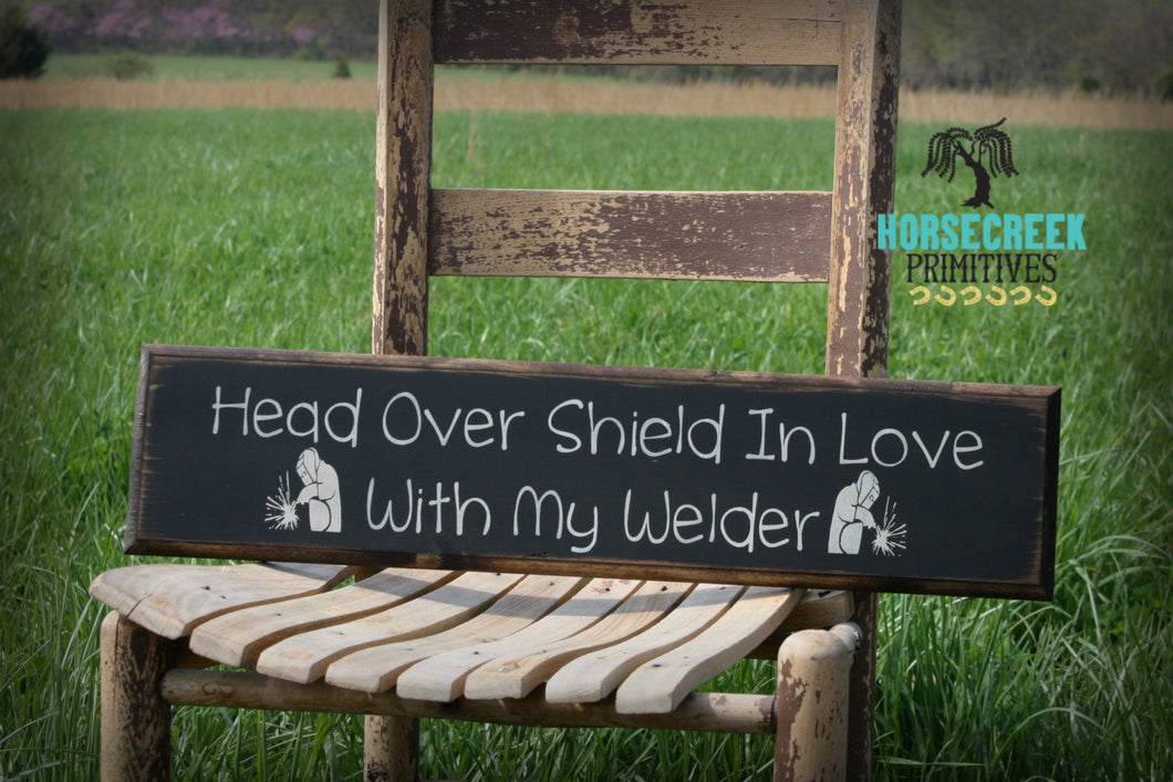 Head Over Shield In Love With My Welder